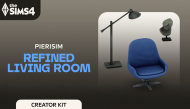 The Sims 4 Refined Living Room Kit